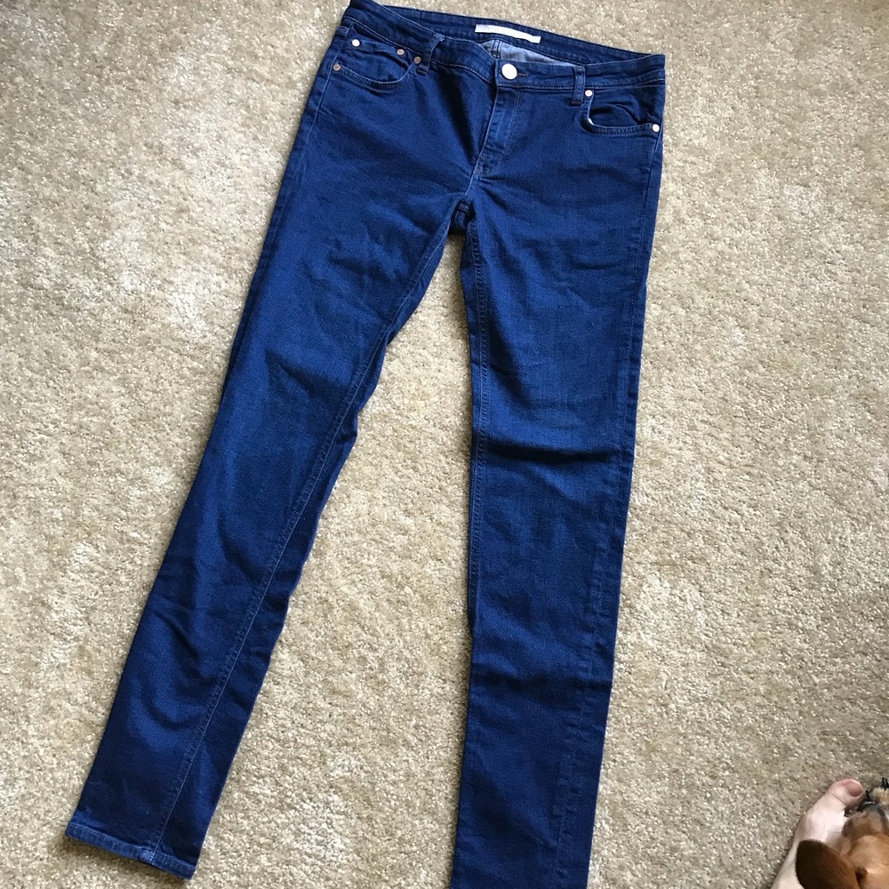 Victoria Beckham Dark Denim Chic Jeans